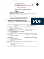 ICP Recertification: Continuing Professional Development (CPD) Hours 1. Areas of Focus For CPD Hours