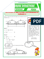 Tiempo de Encuentro y Alcance en El MRUV para Tercer Grado de Secundaria