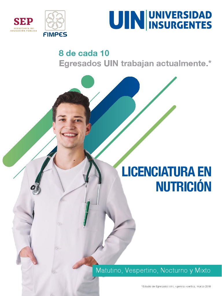 Licenciatura en Nutrición UIN: Plan de Estudios | PDF | Dieta y ...