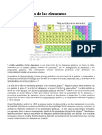 Tabla Periódica de Los Elementos