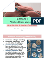 Pertemuan II Sendi, Otot, Kelainan Pada Sistem Gerak Kelas VIII