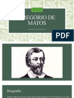 Barroco - Gregório de Matos