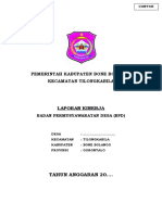 Contoh Laporan Kinerja Bpd