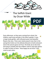 The Selfish Giant story teaches children to share