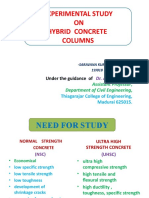 Experimental Study ON Hybrid Concrete Columns: Under The Guidance of