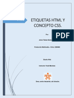 Taller Etiquetas HTML y CSS