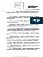 17 DISPOSICION 7608 Direccion General de Cultura y Educacion de La Provincia de Bs As Niveles y Modalidades Disenos Curriculares - Normativa 1