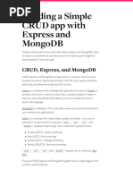 Crud Express Mongodb