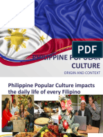 Philippine popular culture origins and influences