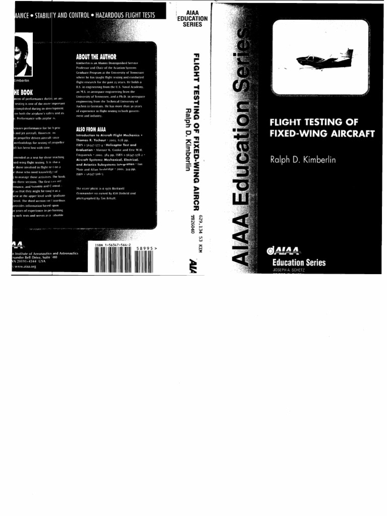 Flight Testing of Fixed Wing Aircraft | PDF