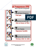 Cara Penggunaan Apar