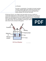 Construction of Oil Circuit Breaker