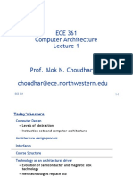 ECE 361 Lecture 1: Computer Architecture Levels of Abstraction