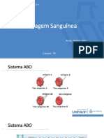 Tipagem Sanguínea: Sistemas ABO e Rh