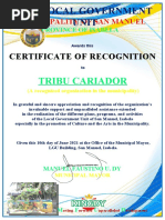 Certification Tribu Cariador