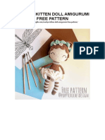 Marilyn Kitten Doll Amigurumi Free Pattern