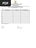 Badac Consolidated Report Form (CRF) : Department of The Interior and Local Government