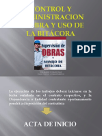 CLASE 4 ADMINISTRACION Y CONTROL DE OBRA