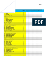 Nama Kelas: Daftar Nilai Raport Semester Ganjil Kelas VII SMP Negeri 8 Samarinda Tahun Pelajaran 2020/2021