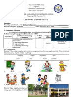 Araling Panlipunan Activity Sheet 4