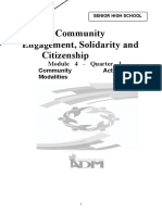 Community Engagement, Solidarity and Citizenship: Module 4 - Quarter 1