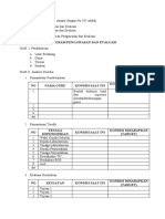 DRAF PROGRAM DAN LAPORAN PENGAWASAN DAN EVALUASI