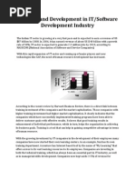 Download Training and Development in IT Sectors by kaimappi SN52077098 doc pdf