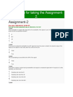 Assignment 2 UM answers