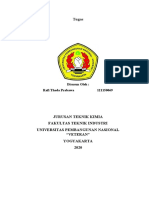 Tugas: Jurusan Teknik Kimia Fakultas Teknik Industri Universitas Pembangunan Nasional "Veteran" Yogyakarta 2020