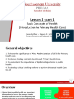 2 Public Health For Primary Health Care