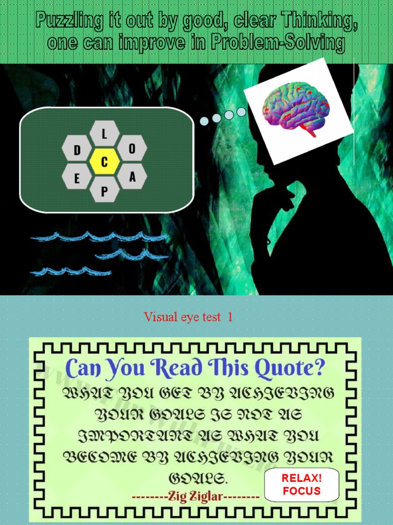 Puzzling It Out... | PDF