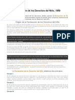 Declaración de los Derechos del Niño