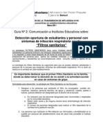 Orientación para Los Padres y Representantes Sobre AH1N1