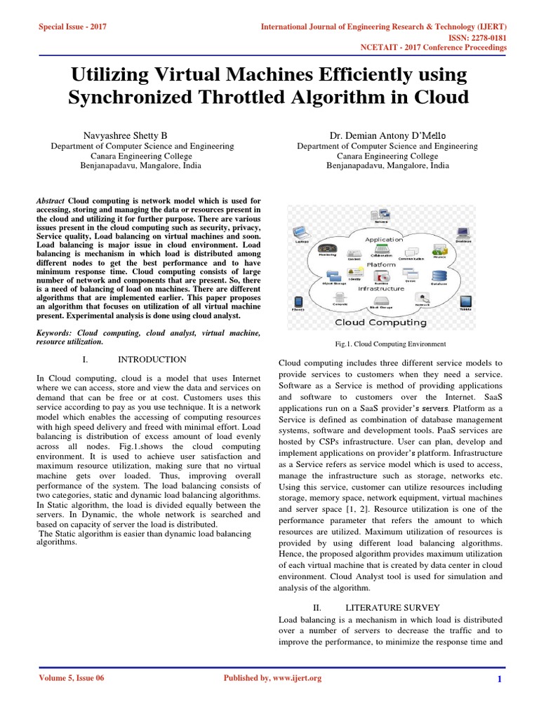 Utilizing Virtual Machines Efficiently Using Synchronized Throttled