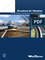 Dissolved Air Flotation: For Municipal Clarification and Thickening