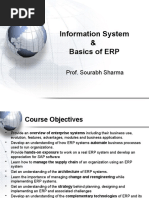 Information System & Basics of ERP: Prof. Sourabh Sharma