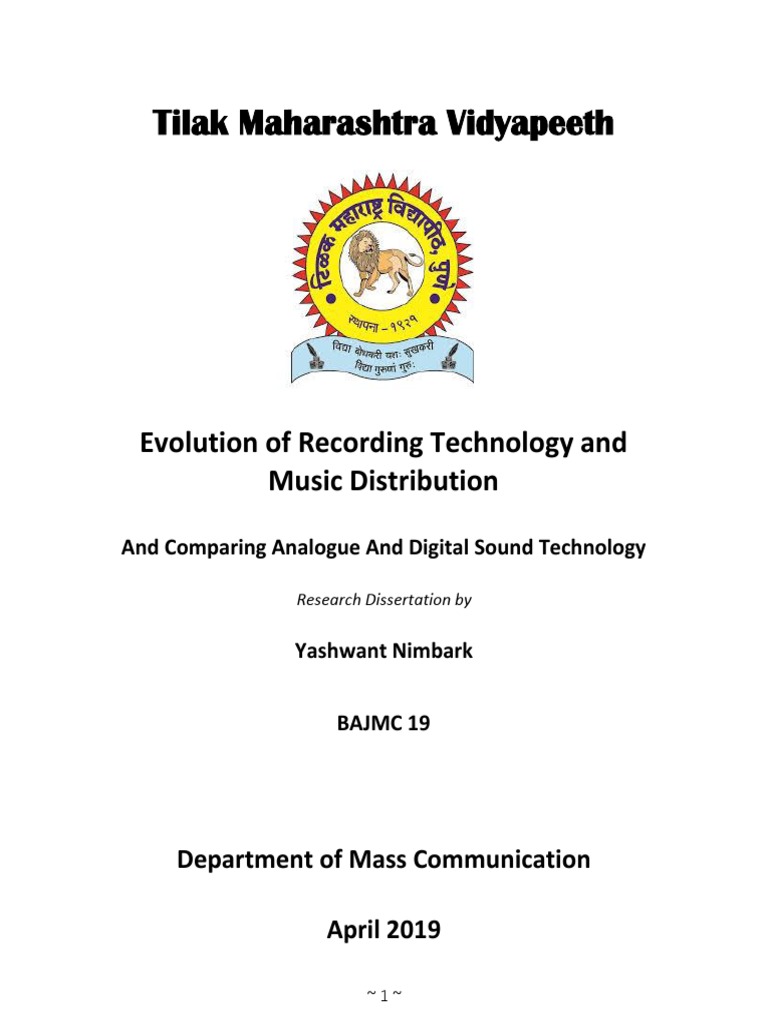 Evolution of Recording Technology | PDF | Digital Audio | Phonograph