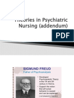 Theories in Psychiatric Nursing (Addendum)