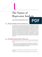 The Nature of Regression Analysis