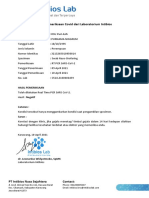 Hasil Pemeriksaan Covid-19 Negatif