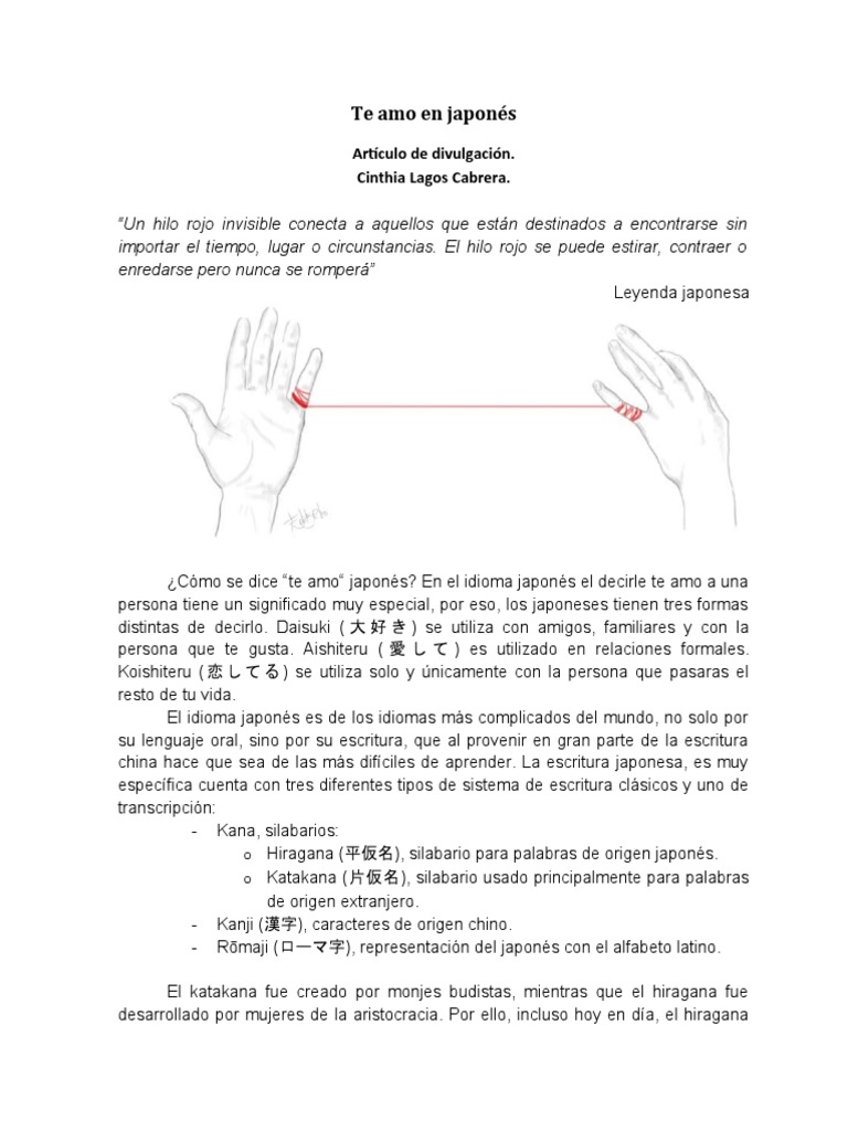 Te Amo en Japonés: Tres Formas\, image size:768x1024