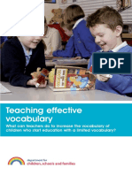 Teaching Effectif Vocabulary