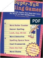 25 Super-Fun Spelling Games - Easy - Reproducible Games That Help Kids Learn ... by Nancy Jolson Leber