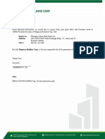 Information Letter of Invoice