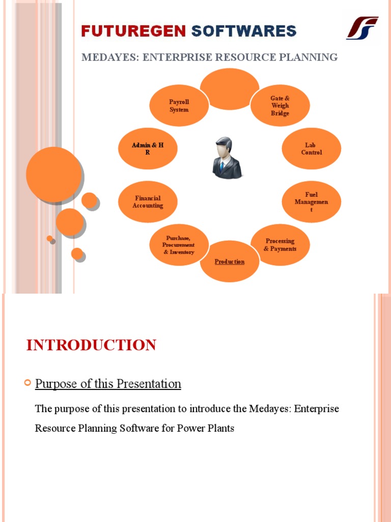 Erp Introduction Presentation Fms Pdf Enterprise Resource