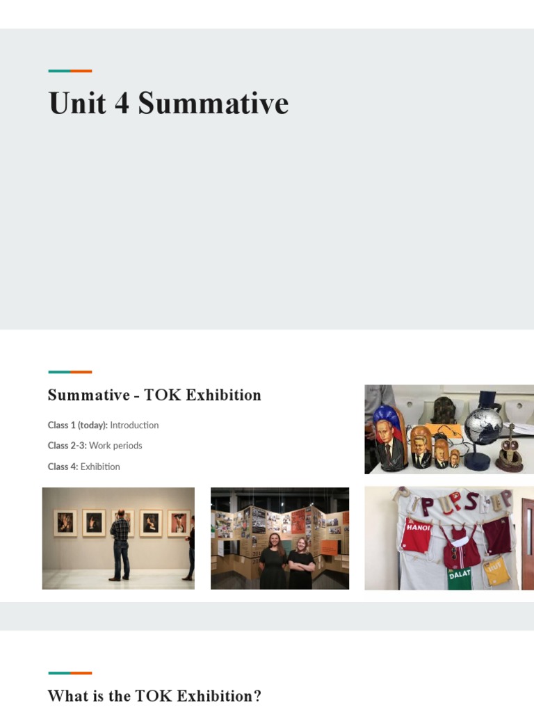 8 Tok Exhibition Summative Pdf