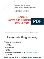 Server-Side Programming: Java Servlets: Web Technologies A Computer Science Perspective