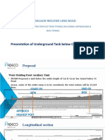 Presentation of Underground Tank Below Cut & Cover Tunnel: Goregaon Mulund Link Road