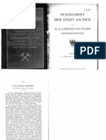 Stegemann, Die Aachener Bergschule, in Festschrift Der Stadt Aachen Zum XI. Allgemeinen Deutschen Bergmannstage, Aachen 1910, S. 100 - 104 - Hohe Auflösung