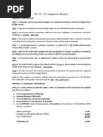 AEC 34 - ACB Assignment: Module 3: Problem 3-1.TRUE OR FALSE